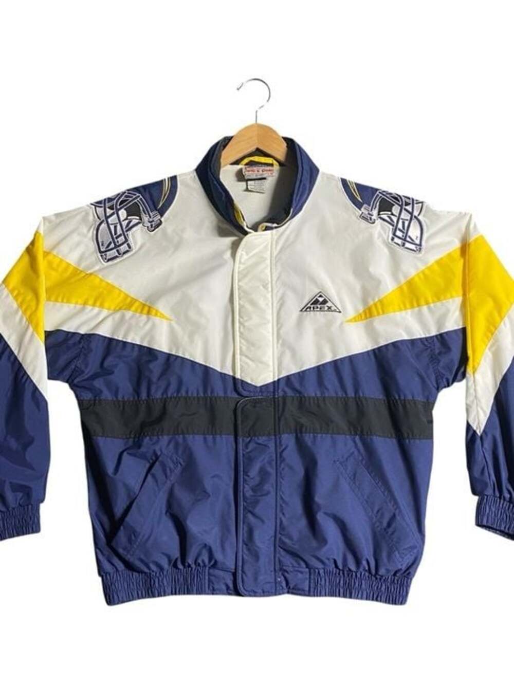 Vintage 90’s Men’s Apex One NFL Pro Line San Diego Chargers Windbreaker Jacket
